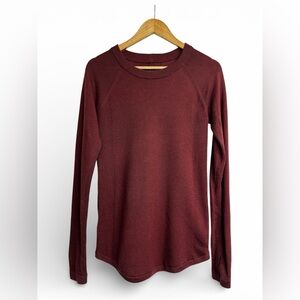 Lululemon Sit In Lotus Merino Wool Sweater Red Small